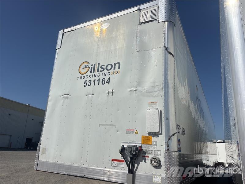 Utility 53 ft x 96 in T/A Van Trailer Dobozos pótkocsik