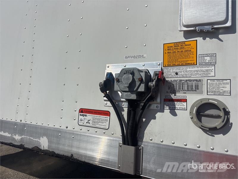 Utility 53 ft x 96 in T/A Van Trailer Dobozos pótkocsik