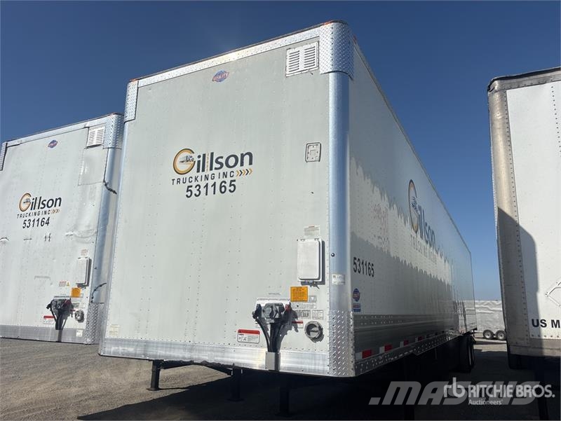 Utility 53 ft x 96 in T/A Van Trailer Dobozos pótkocsik