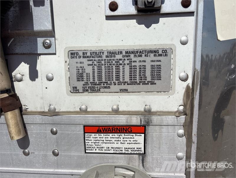 Utility 53 ft x 96 in T/A Refrigerated Trailer Kühlauflieger