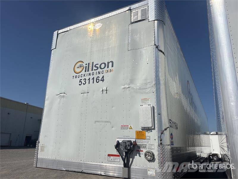 Utility 53 ft x 96 in T/A Van Trailer Dobozos pótkocsik