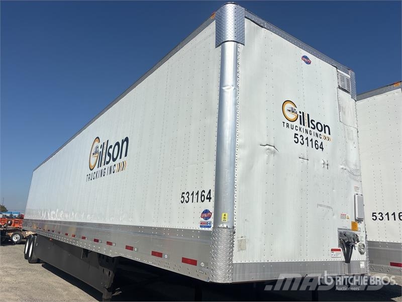 Utility 53 ft x 96 in T/A Van Trailer Dobozos pótkocsik
