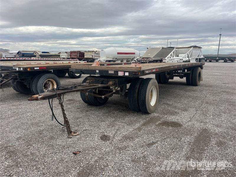 Utility FF2C 27 ft T/A Turntable Pup Flatbed Trailer Pritschenanhänger