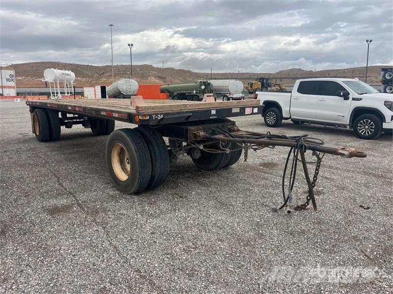 Utility FF2C 27 ft T/A Turntable Pup Flatbed Trailer Pritschenanhänger