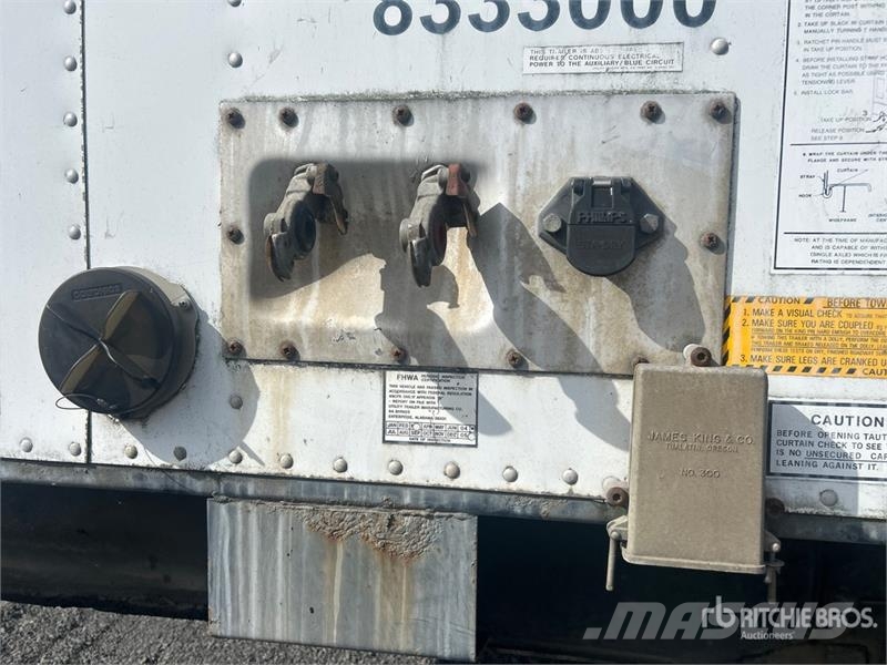 Utility TS2CDHE 53 ft T/A Curtain Side Trailer مقطورات بغطاء جانبي