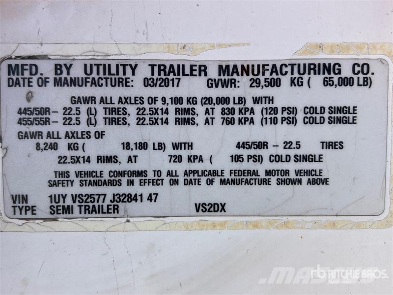Utility VS2DX Gesloten opbouw trailers
