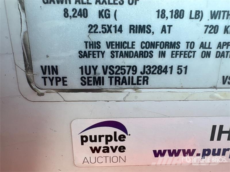 Utility VS2DX Box body trailers