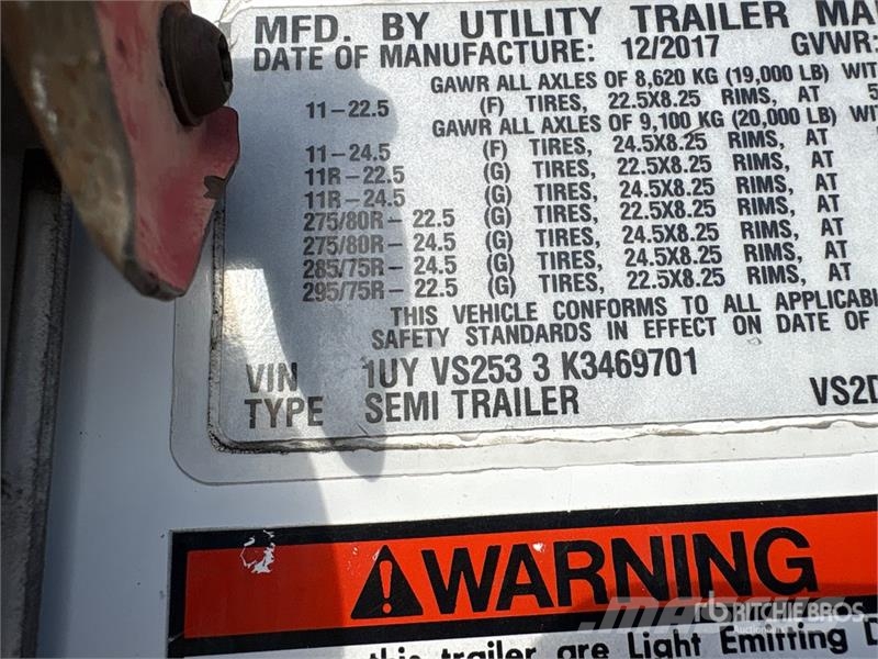 Utility VS2DX Przyczepy ze skrzynią zamkniętą