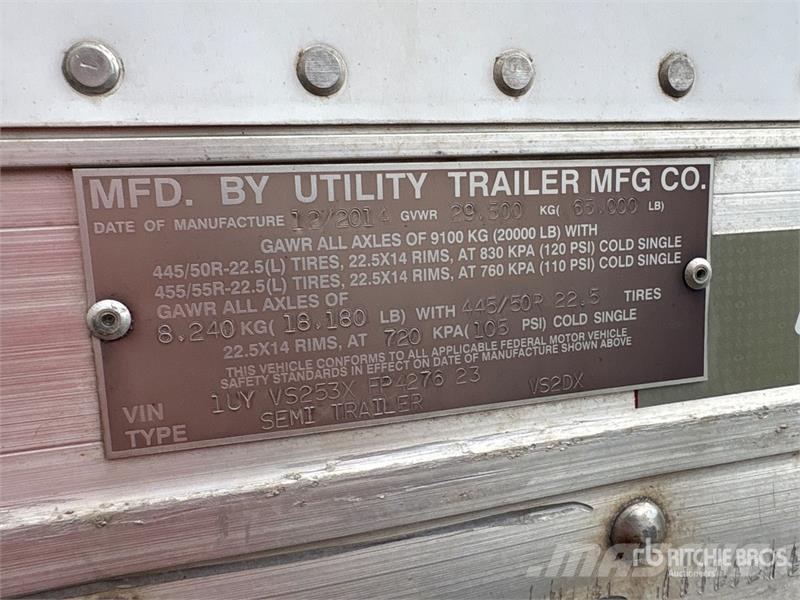 Utility VS2DX Прицепы-фургоны