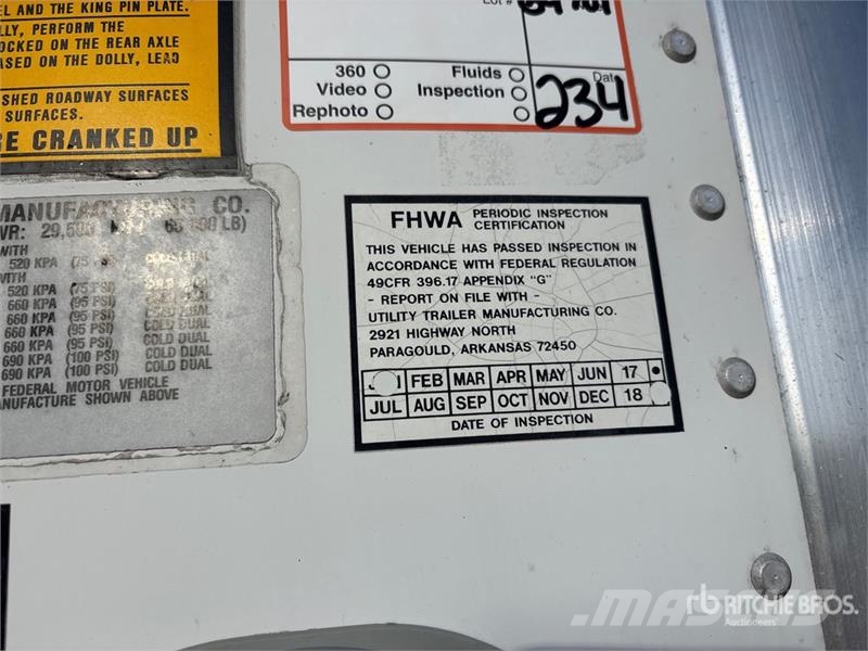 Utility VS2DX Przyczepy ze skrzynią zamkniętą