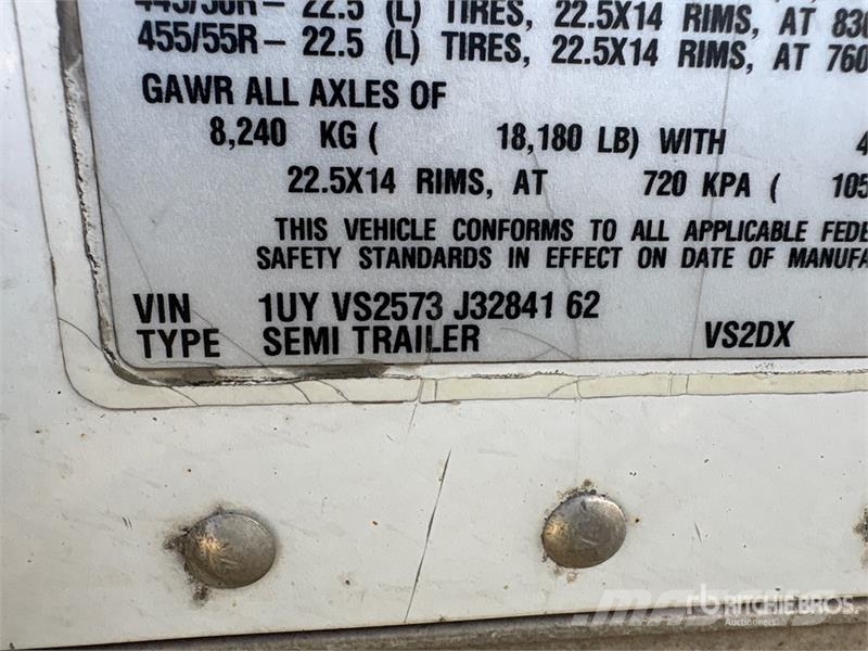 Utility VS2DX Box body trailers