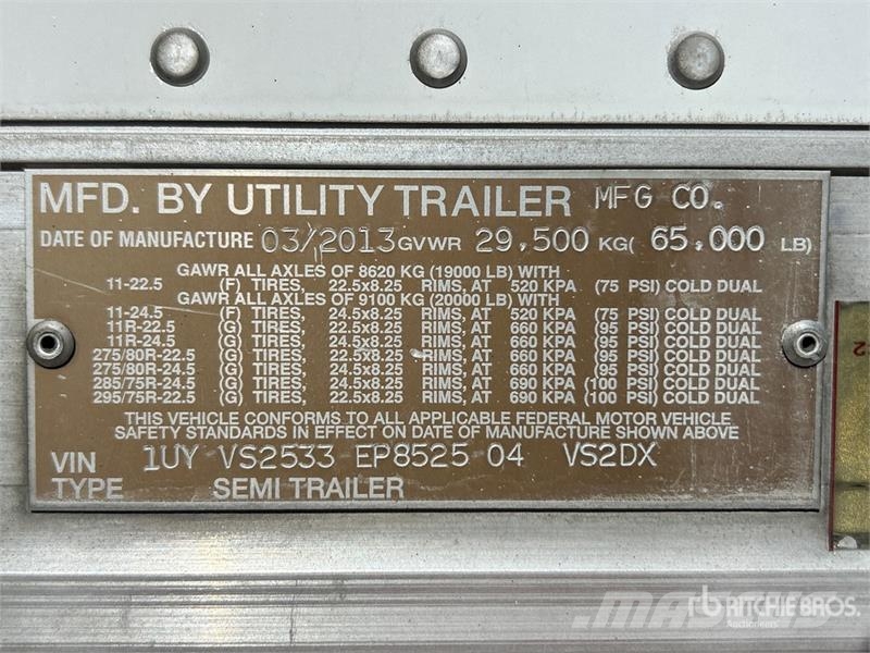 Utility VS2DX Прицепы-фургоны