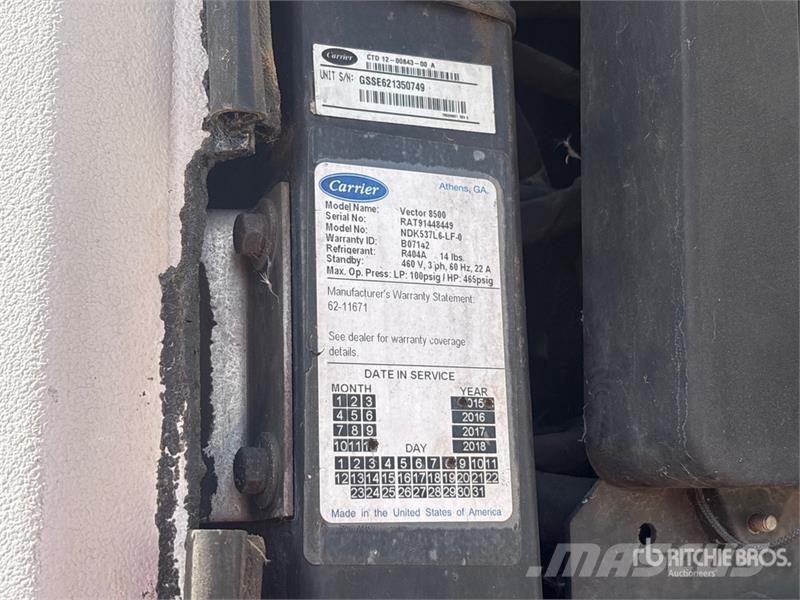 Utility VS2RA 45 ft x 102 in T/A Refrigerated Trailer Poluprikolice hladnjače