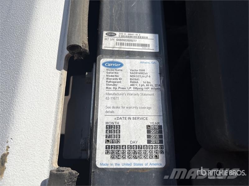 Utility VS2RA 48 ft T/A Refrigerated Trailer 冷凍冷蔵トレーラー