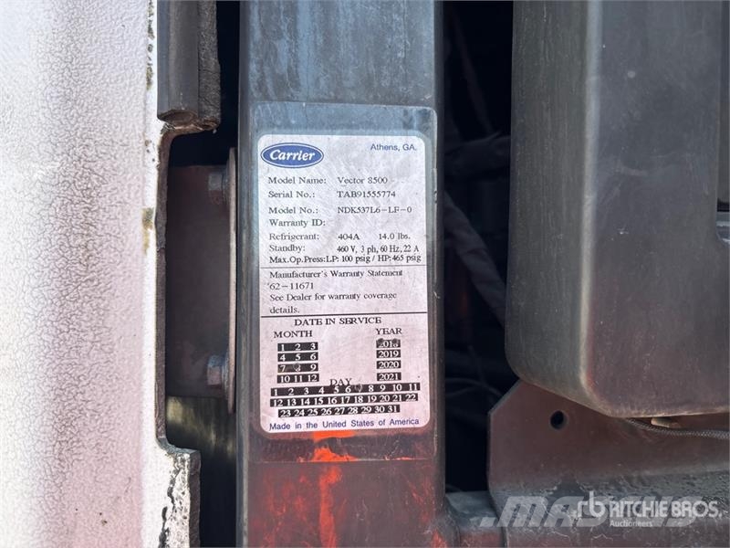 Utility VS2RA 48 ft x 102 in T/A Refrigerated Trailer Hűtős félpótkocsik