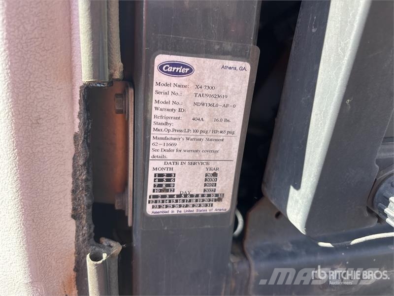 Utility VS2RA 48 ft x 96 in T/A Refrigerated Trailer Temperature controlled semi-trailers