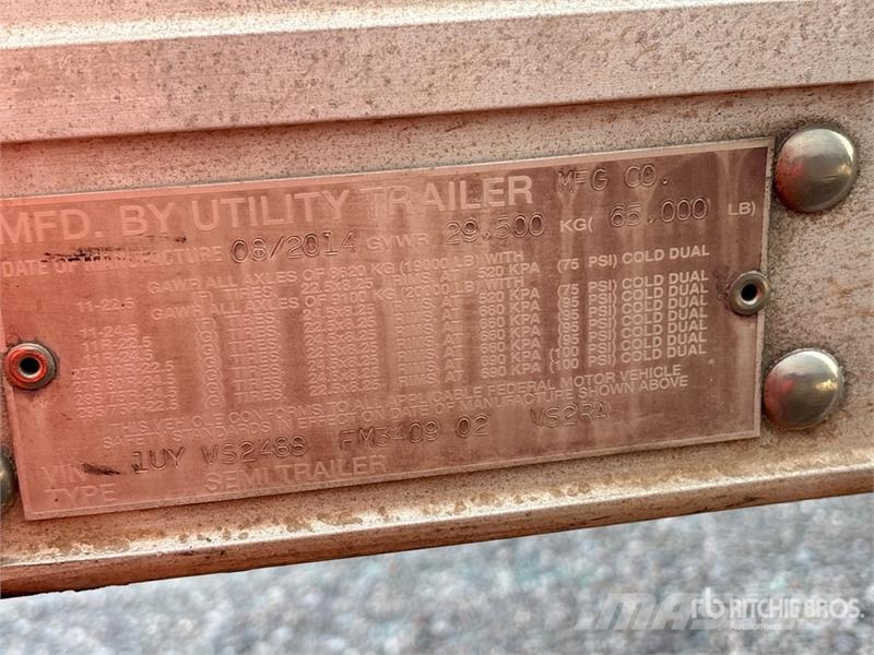 Utility VS2RA 48 ft x 102 in T/A Multi -Temp Refrigerated  Puspriekabės su izoterminiu kėbulu