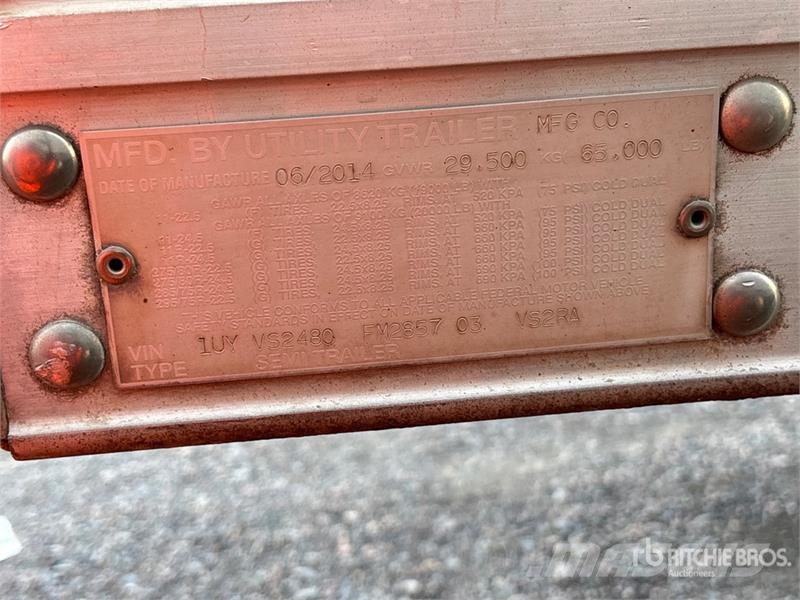 Utility VS2RA 48 ft x 102 in T/A Multi -Temp Refrigerated  Puspriekabės su izoterminiu kėbulu