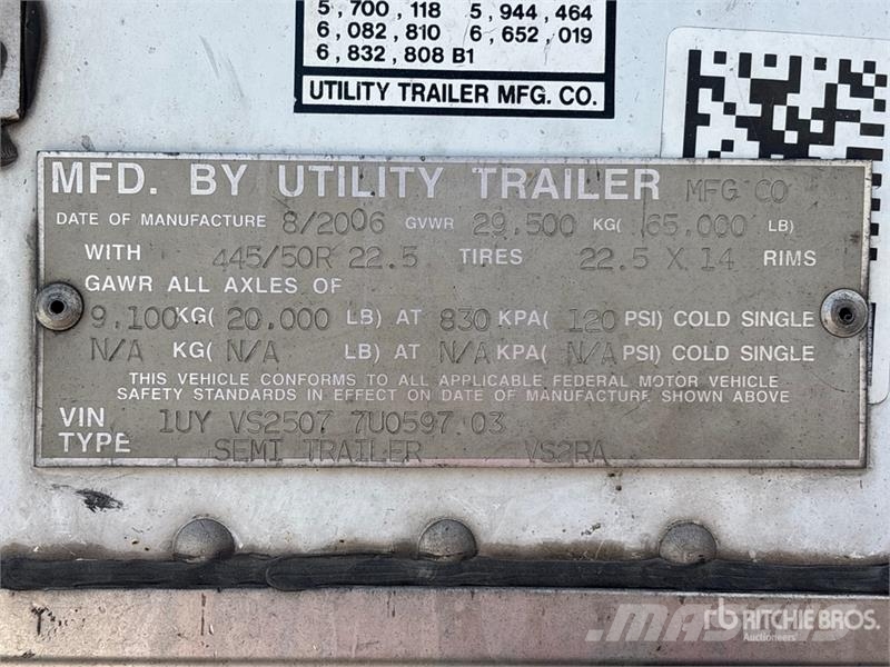 Utility VS2RA 50 ft x 102 in T/A Refrigerated Trailer Poluprikolice hladnjače