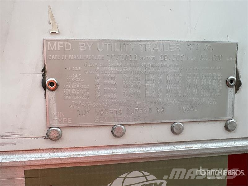 Utility VS2RA 53 ft T/A Refrigerated Trailer Ημιρυμούλκες ψυγείο