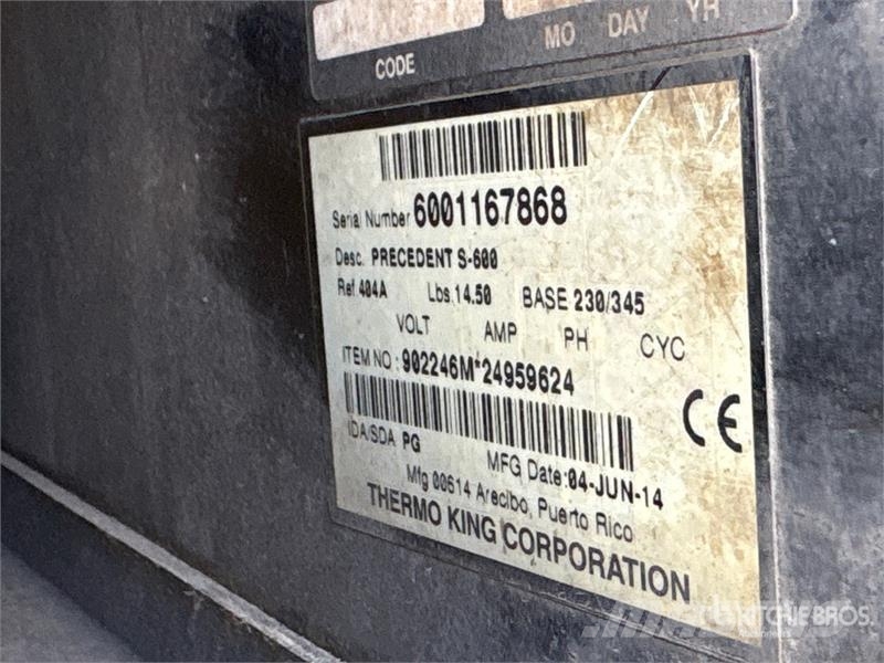 Utility VS2RA 53 ft x 102 in T/A Refrigerated Trailer Puspriekabės su izoterminiu kėbulu