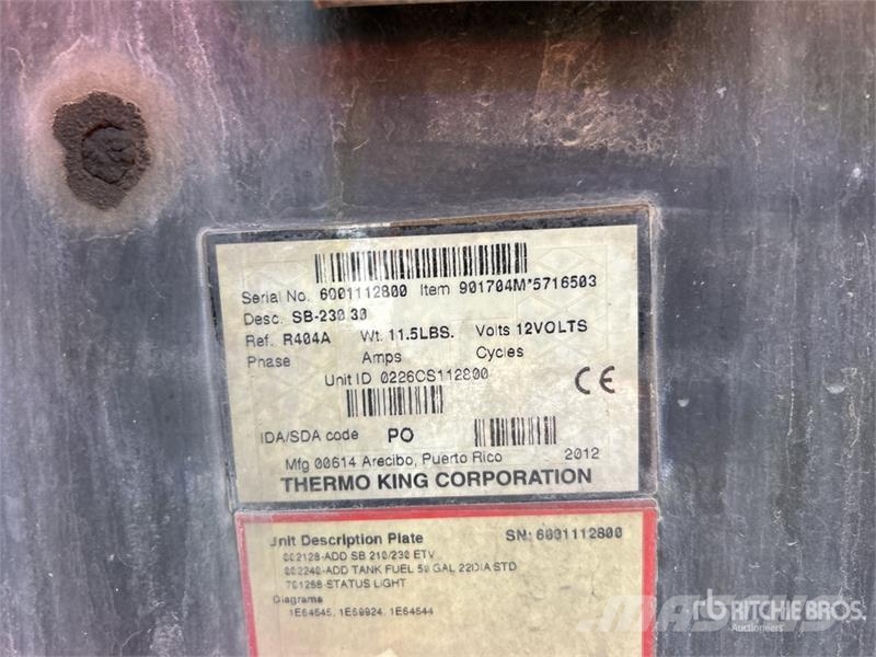 Utility VS2RA 53 ft x 102 in T/A Refrigerated Trailer Semi remorque frigorifique