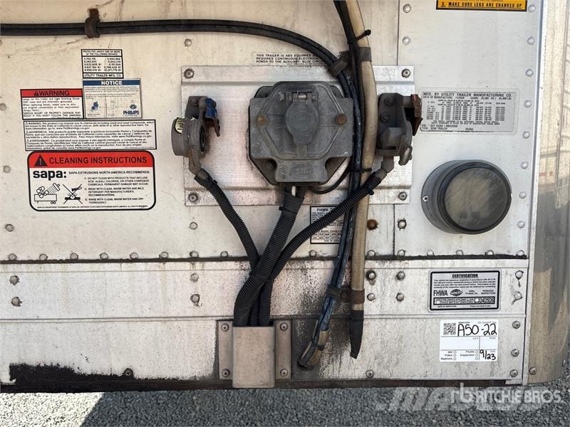 Utility VS2RA 53 ft x 102 in T/A Refrigerated Trailer Külmikpoolhaagised