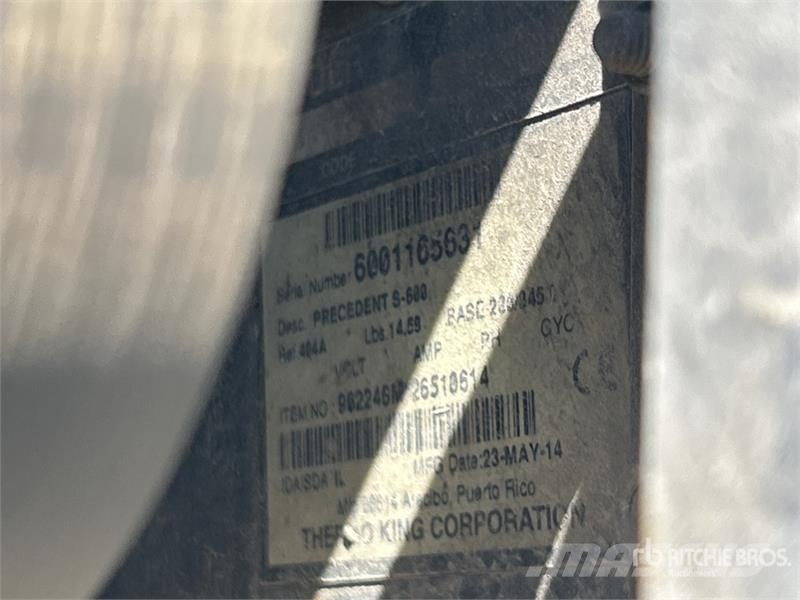 Utility VS2RA 53 ft x 102 in T/A Refrigerated Trailer Kylmä-/Lämpökoripuoliperävaunut