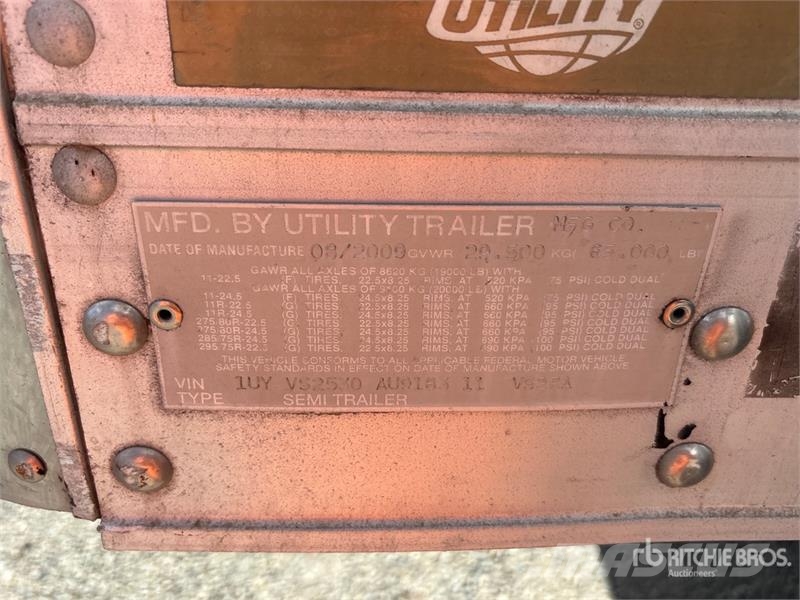 Utility VS2RA 53 ft x 102 in T/A Refrigerated Trailer Kylmä-/Lämpökoripuoliperävaunut