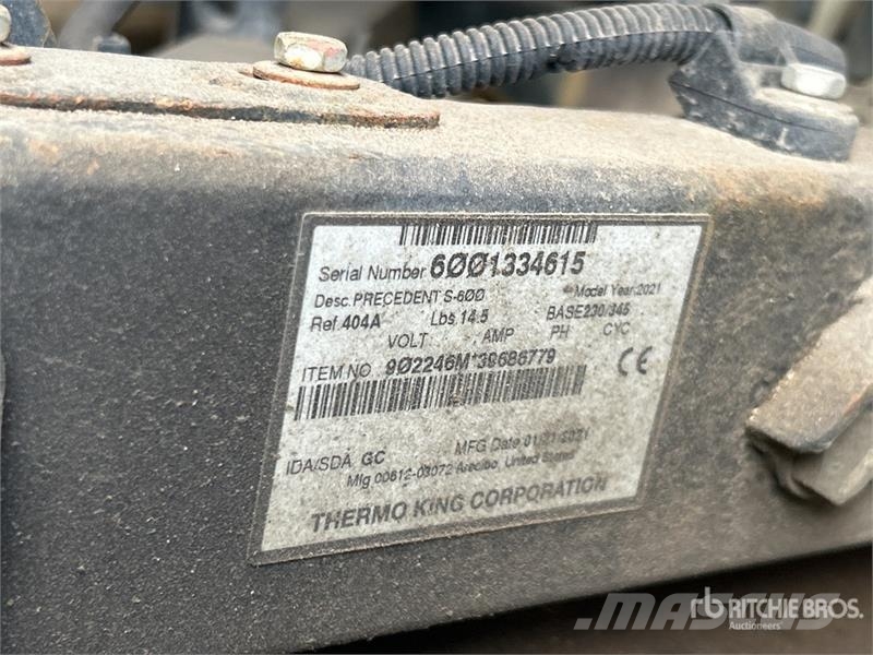 Utility VS2RA 53 ft x 102 in T/A Refrigerated Trailer Puspriekabės su izoterminiu kėbulu