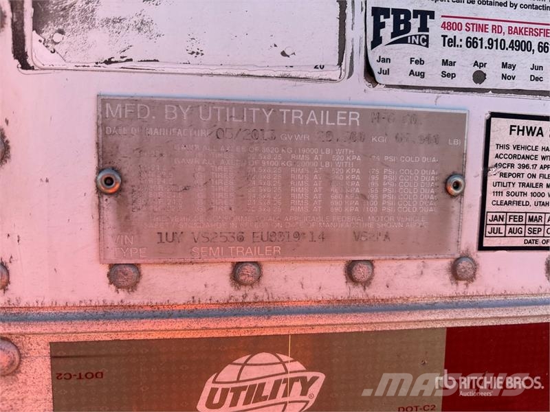 Utility VS2RA 53 ft x 102 in T/A Refrigerated Trailer Frigofrik çekiciler