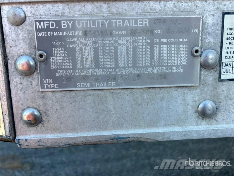 Utility VS2RA 53 ft x 102 in T/A Refrigerated Trailer Kühlauflieger