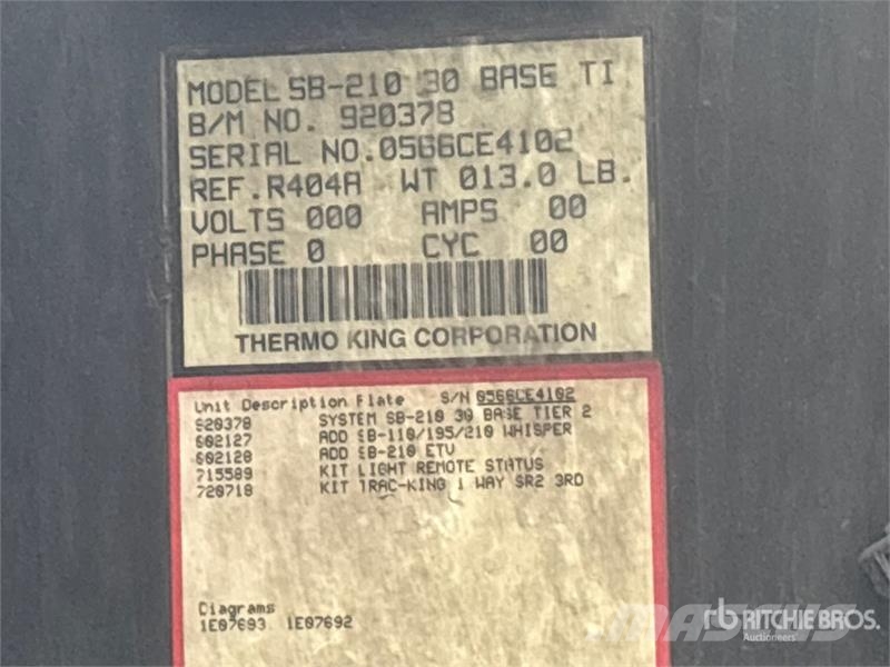 Utility VS2RA 53 ft x 102 in T/A Refrigerated Trailer Puspriekabės su izoterminiu kėbulu
