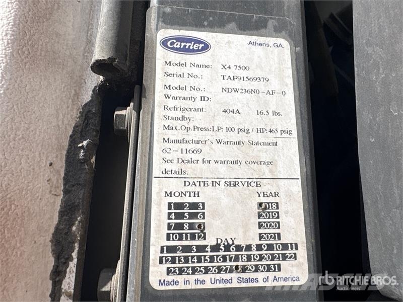 Utility VS2RAP 53 ft x 102 in T/A Refrigerated Trailer Piekabes ar temperatūras kontroli