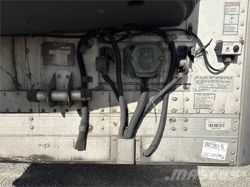 Utility VS2RAP 53 ft x 102 in T/A Refrigerated Trailer Piekabes ar temperatūras kontroli