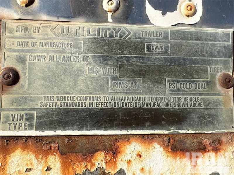 Utility VS2RS Anhänger-Kastenaufbau