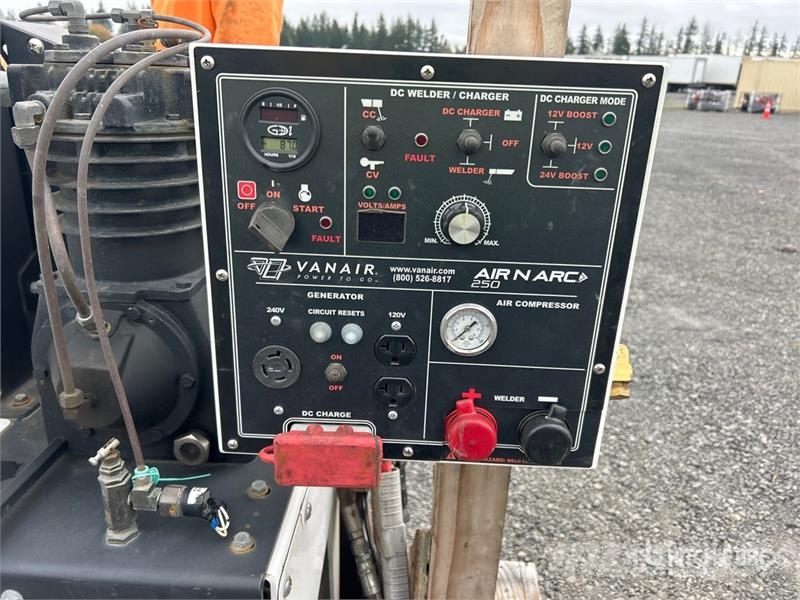 Vanair 050817-001 250 A Multi-Process 3-in-1 Engin Aparati za zavarivanje