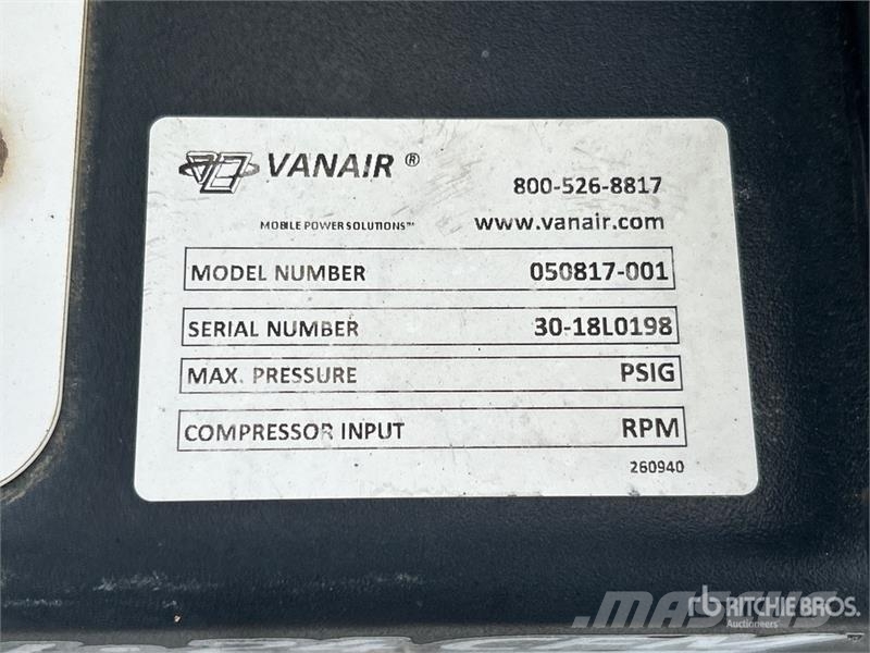 Vanair 050817-001 250 A Multi-Process 3-in-1 Engin Aparati za zavarivanje