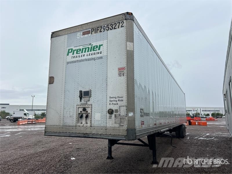 Vanco 53 ft x 102 in T/A Van Trailer 박스 바디 트레일러