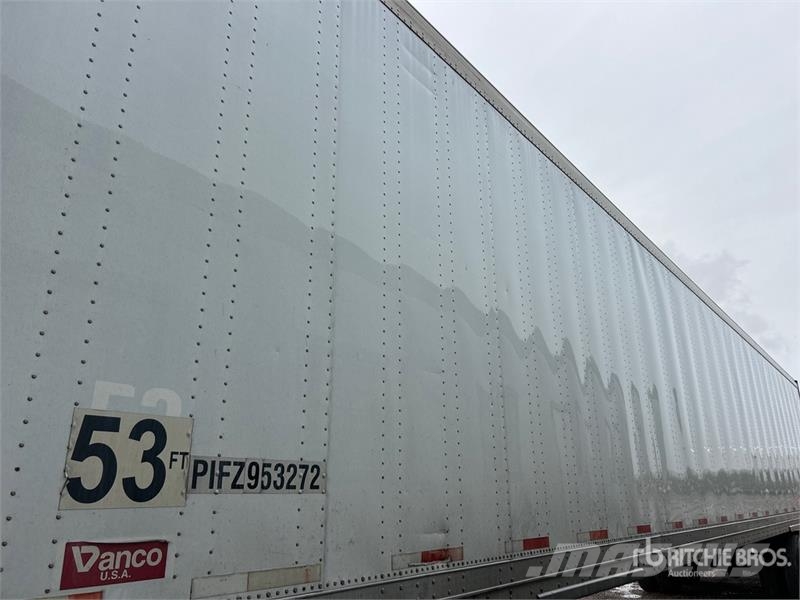 Vanco 53 ft x 102 in T/A Van Trailer 박스 바디 트레일러