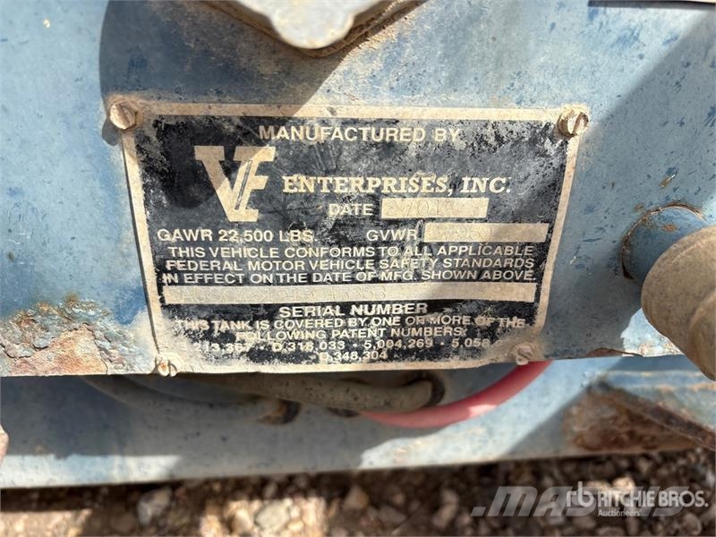 VE Enterprises 21000 gal Flat Top S/A Frac Tank Gradbeništvo - drugo