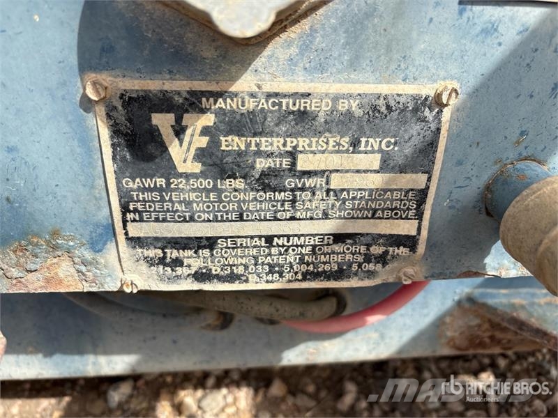 VE Enterprises 21000 gal Flat Top S/A Frac Tank Gradbeništvo - drugo