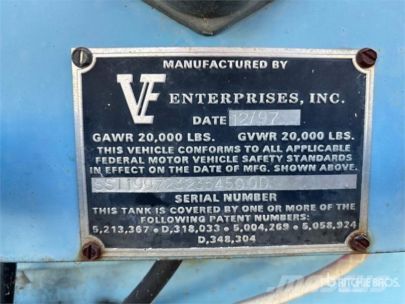 VE Enterprises S/A Frac Tank Gradbeništvo - drugo