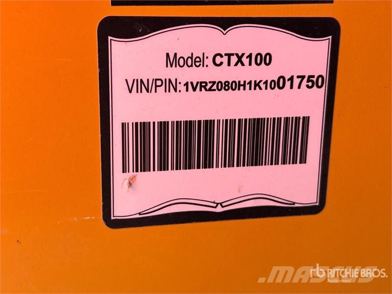 Vermeer CTX100 Mini Compact Track Loader Kompaktlader