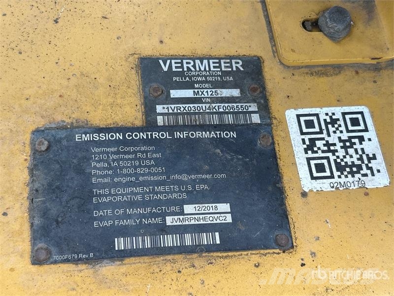 Vermeer MX125 Drilling equipment accessories and spare parts