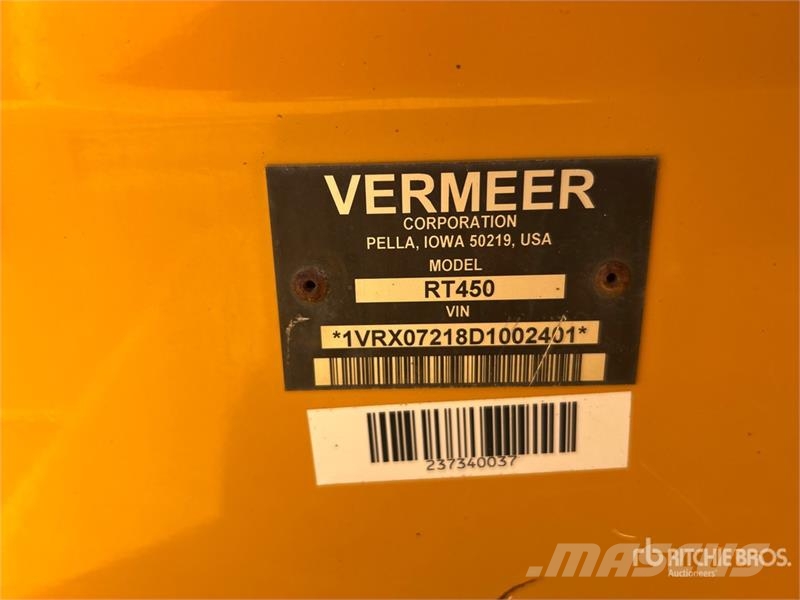 Vermeer RT450 ماكينات حفر خنادق