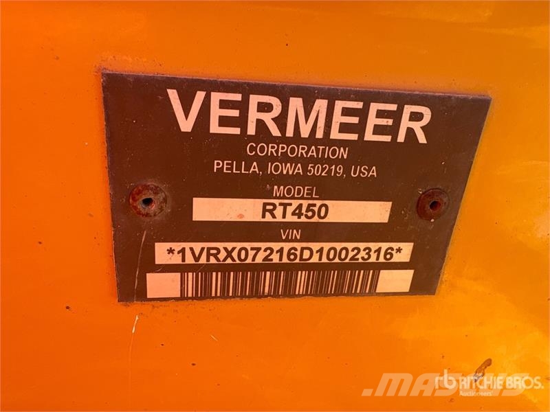 Vermeer RT450 ماكينات حفر خنادق