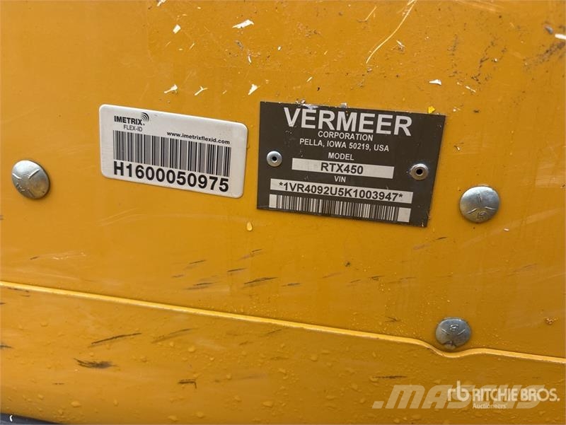 Vermeer RTX450 4x4 Trencher トレンチャー