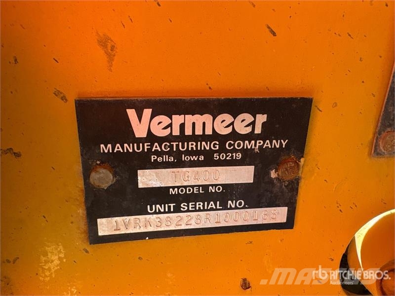 Vermeer TG400 T/A Tub Grinder Gradbeništvo - drugo