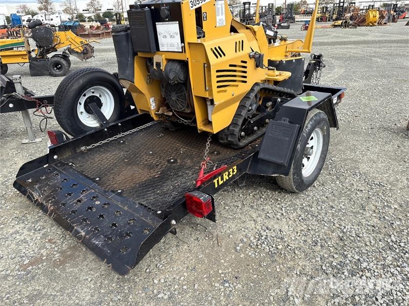 Vermeer TLR33 8 ft S/A Equipment Trailer Reboques de transporte Auto